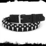 Ремень кожаный с пулями 35 мм BELT27