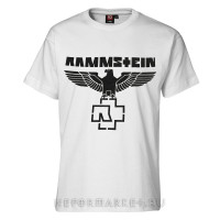 Футболка "Rammstein" белая RBM197
