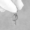 Серьга из нержавеющей стали с подвеской Тень Левиафана (1 шт) HPN791