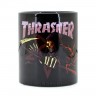 Кружка чёрная Thrasher. MGB05