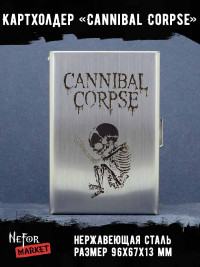 Картхолдер на 6 карт стальной Cannibal Corpse NFH005