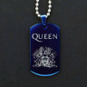 Жетон из медицинской стали Queen NFTB018bl