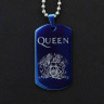 Жетон из медицинской стали Queen NFTB018bl