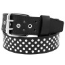 Ремень кожаный клёпка 5 рядов BELT29