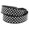 Ремень кожаный клёпка 5 рядов BELT29