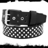 Ремень кожаный клёпка 5 рядов BELT29