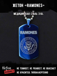 Жетон из медицинской стали Ramones NFTB020bl