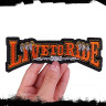 Термонашивка Live to ride TNV579