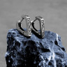 Серьга из нержавеющей стали Грани Тайны (1 шт) HPN795