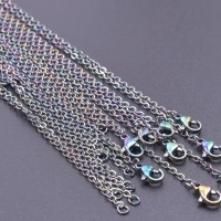 Цепочка из нержавеющей стали 2 мм звенья Ц025rb