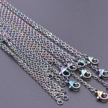 Цепочка из нержавеющей стали 2 мм звенья Ц025rb