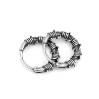 Серьга из нержавеющей стали Колючая проволока HPN796