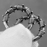 Серьга из нержавеющей стали Колючая проволока (1 шт) HPN796