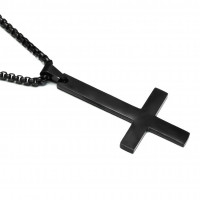 Кулон Перевёрнутый Крест (с цепью) TS288b