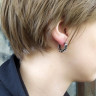 Серьга из нержавеющей стали Шип Ламии HPN797