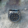 Кольцо из нержавеющей стали Компас Викингов KSS677