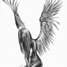 Временная татуировка Ангел 34403