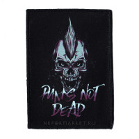 Нашивка Punk's Not Dead НМД111