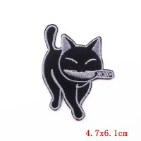 Термонашивка Котик с ножом TNV434