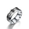 Кольцо из нержавеющей стали Узор Викингов KSS264