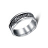 Кольцо из нержавеющей стали Узор Викингов KSS264