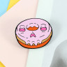 Значок металлический Пончик BR046