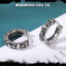 Серьга из нержавеющей стали Легенда Тьмы (1шт) HPN914