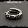 Серьга из нержавеющей стали Легенда Тьмы (1шт) HPN914