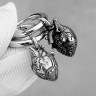 Серьга из нержавеющей стали Резонанс Пустоты (1 шт) HPN918
