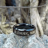 Кольцо из нержавеющей стали Я панк, мне по**й! 6 мм KSS597b