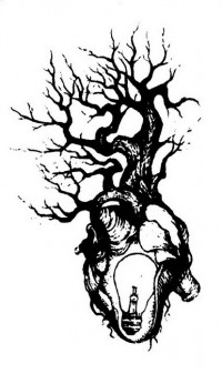 Временная татуировка Сердце Дерева 34653