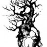 Временная татуировка Сердце Дерева 34653