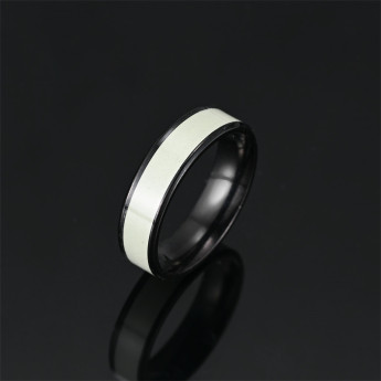 Кольцо из нержавеющей стали Эосфор (светится в темноте) KSS670b