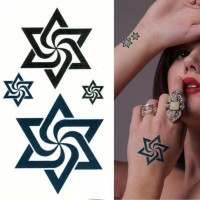 Временная татуировка Звезда Давида 33943