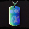 Жетон из медицинской стали AC/DC NFTB013rb