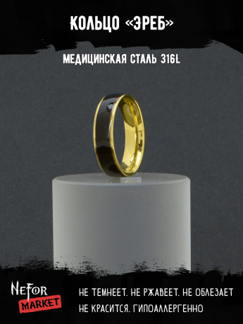 Кольцо из нержавеющей стали Эреб KSS671g