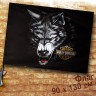 Флаг Harley Davidson (волк) ФЛГ013