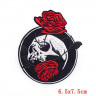 Термонашивка Череп с розами TNV402