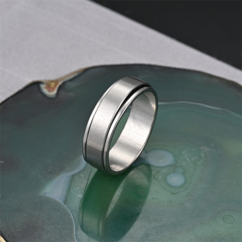 Кольцо из нержавеющей стали Спиннер 6 мм KSS672