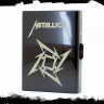 Картхолдер на 10 карт стальной черный Metallica NFHB007b