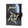 Картхолдер на 10 карт стальной черный Metallica NFHB007b