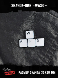Значок металлический WASD BR311