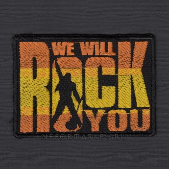 Нашивка We Will Rock You. НШВ192