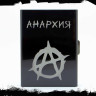 Картхолдер на 10 карт стальной черный Анархия NFHB008b